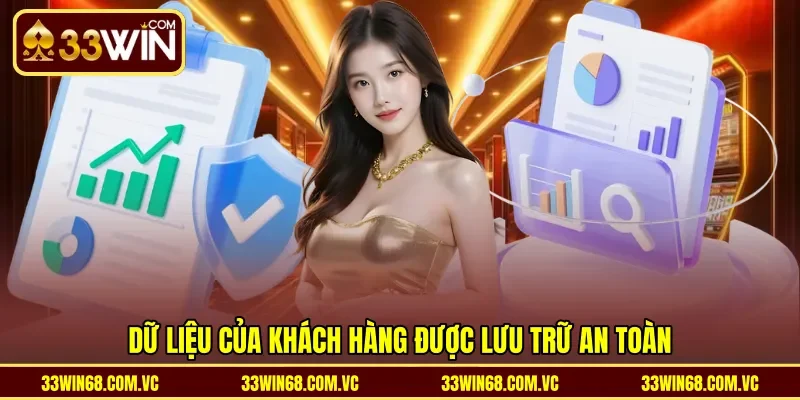 Dữ liệu của khách hàng được lưu trữ an toàn
