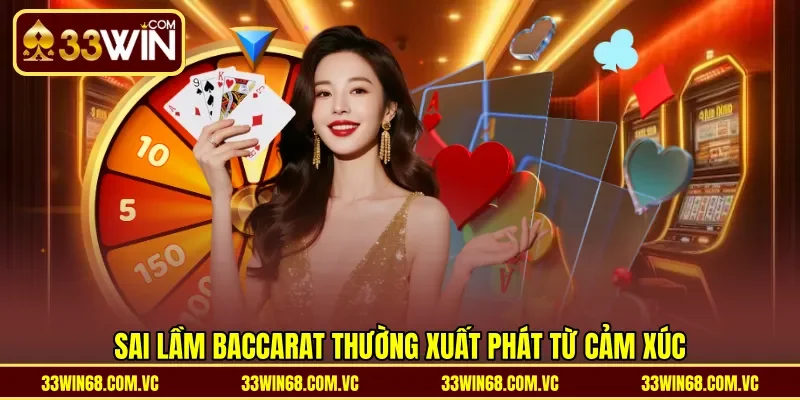 Sai lầm Baccarat thường xuất phát từ cảm xúc
