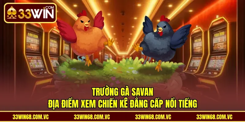 Trường Gà Savan - Địa Điểm Xem Chiến Kê Đẳng Cấp Nổi Tiếng